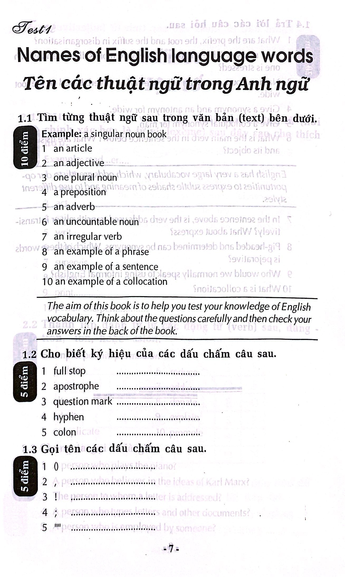 90 bài kiểm tra trắc nghiệm từ vựng luyện thi chứng chỉ a, b tiếng anh - Ảnh 4