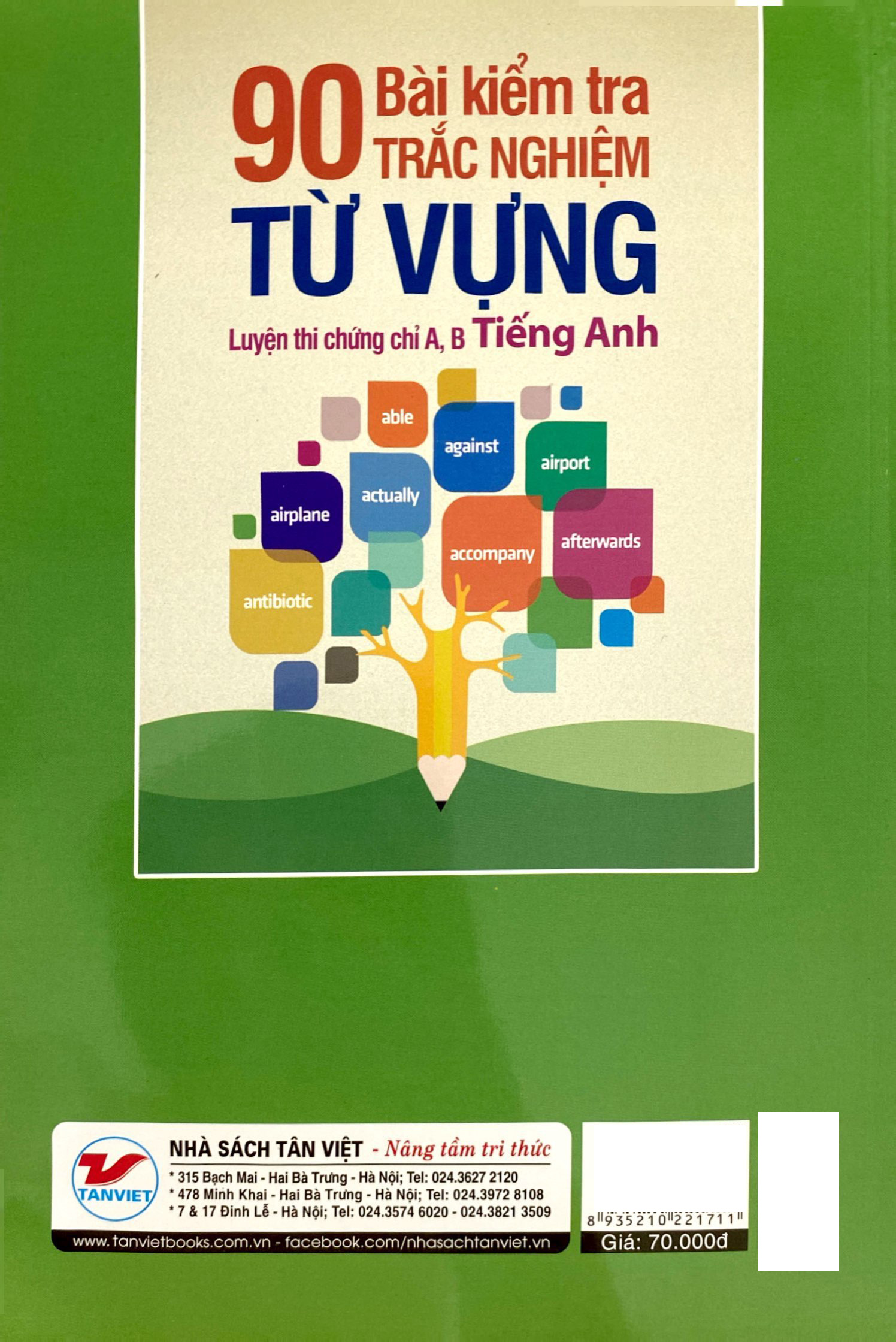 90 bài kiểm tra trắc nghiệm từ vựng luyện thi chứng chỉ a, b tiếng anh - Ảnh 8