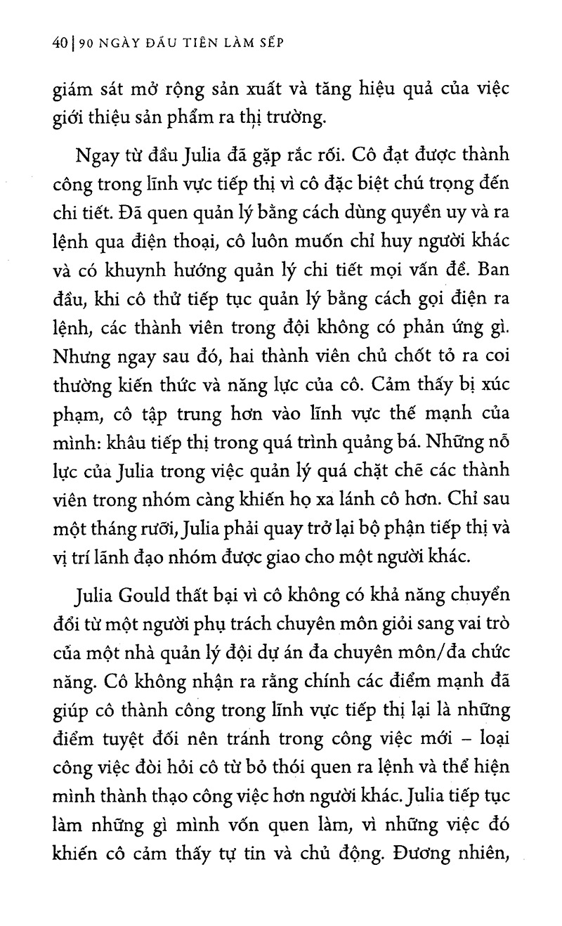 90 ngày đầu tiên làm sếp - bìa cứng (tái bản 2023) - Ảnh 13