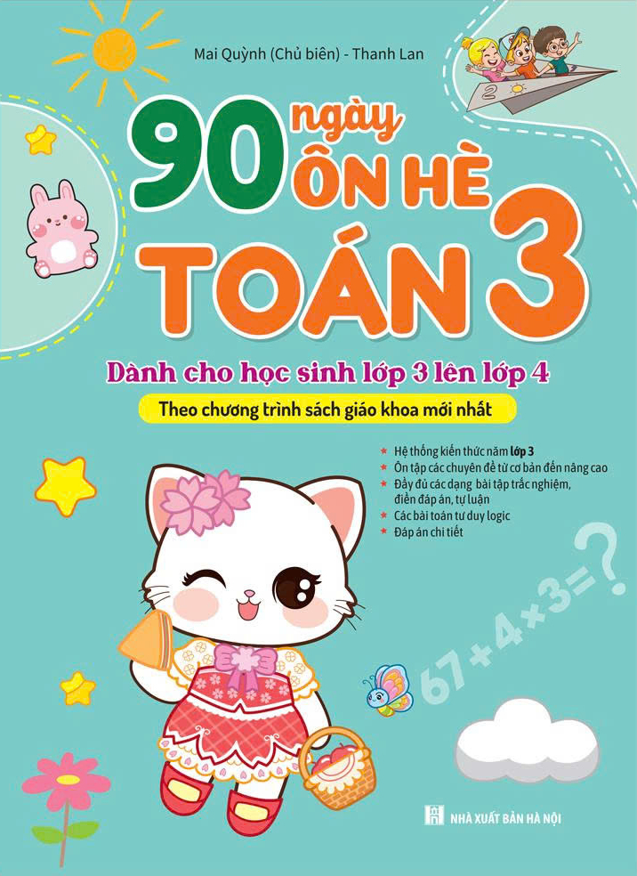 90 Ngày Ôn Hè Toán 3 - Dành Cho Học Sinh Lớp 3 Lên Lớp 4 - Ảnh 2