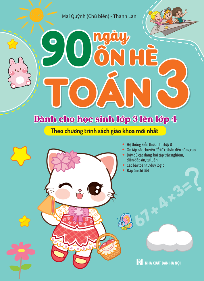 90 Ngày Ôn Hè Toán 3 - Dành Cho Học Sinh Lớp 3 Lên Lớp 4 - Ảnh 3