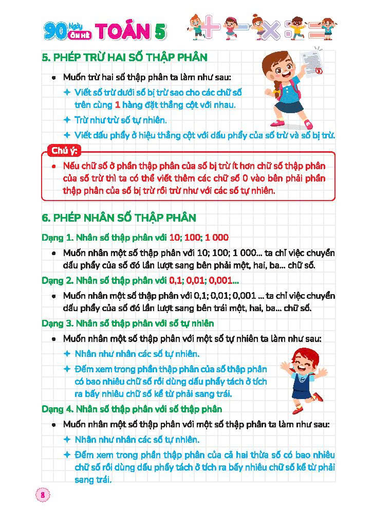 90 Ngày Ôn Hè Toán 5 (Dành Cho Học Sinh Lớp 5 Lên Lớp 6) - Ảnh 7