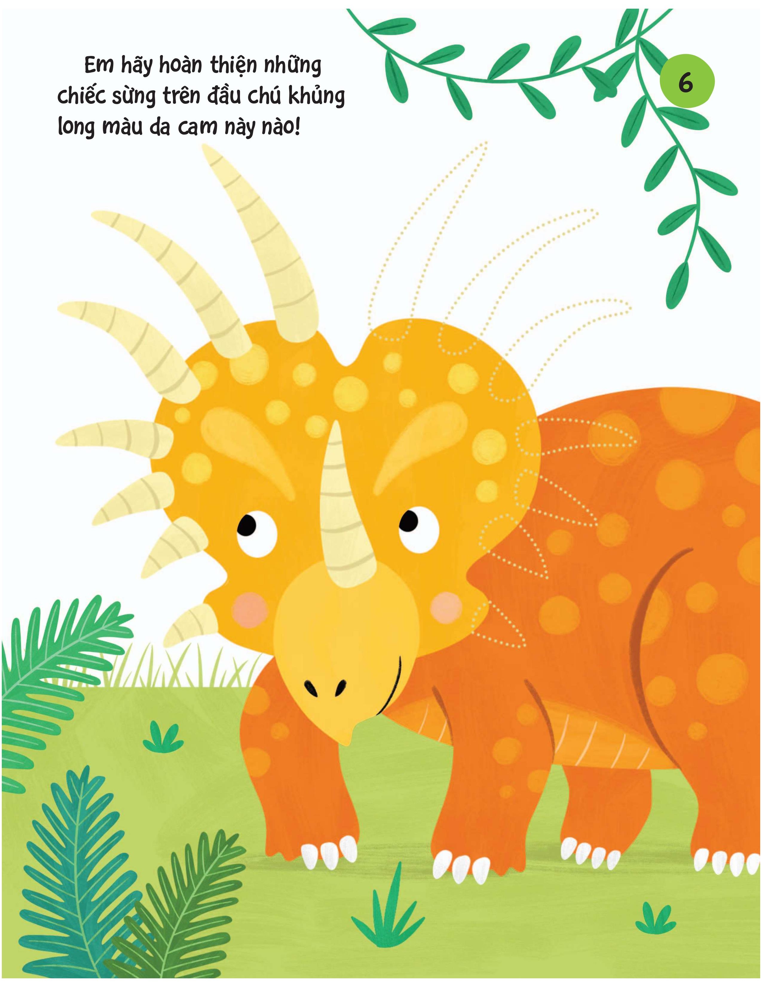 90++ trò chơi phát triển chỉ số iq cho bé - các loài khủng long - Ảnh 5