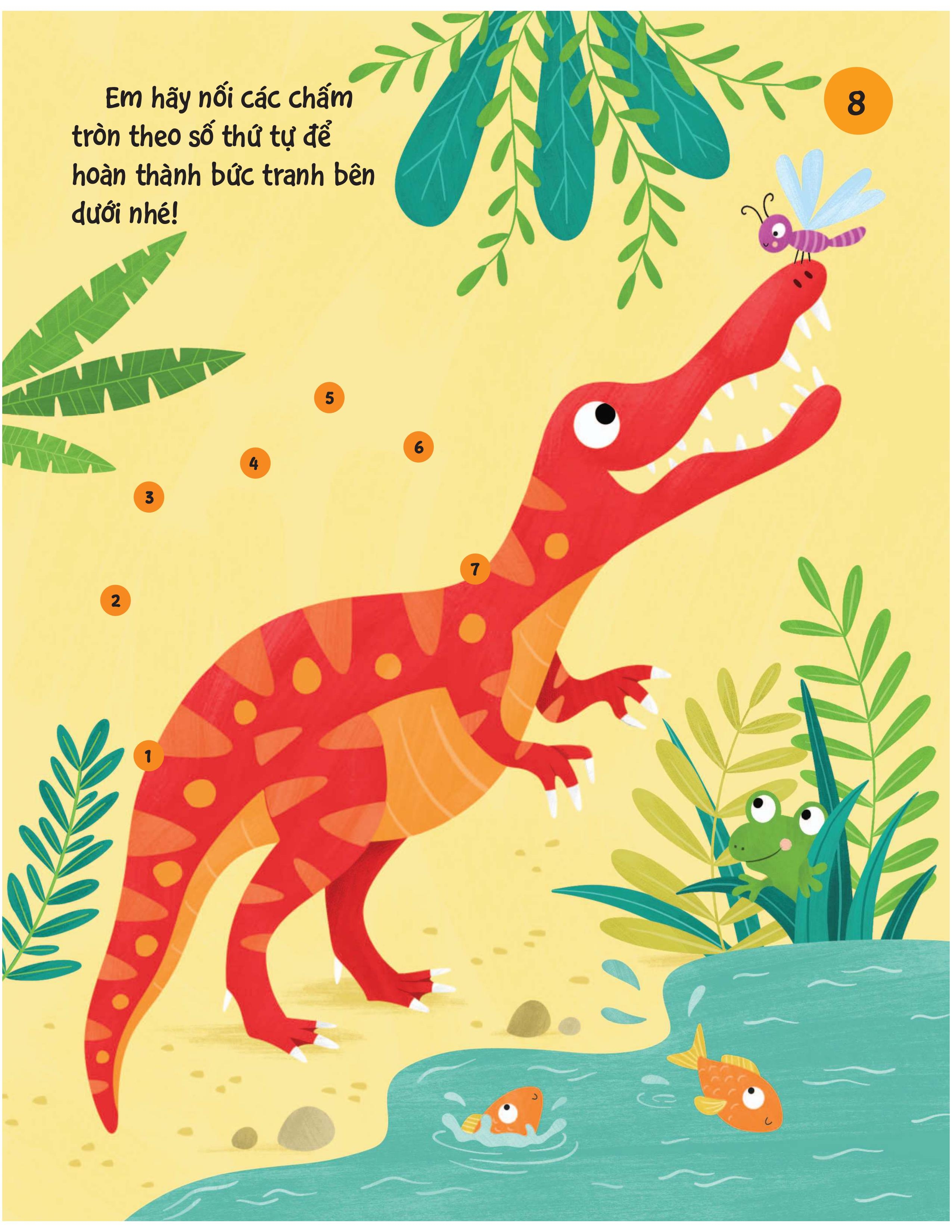 90++ trò chơi phát triển chỉ số iq cho bé - các loài khủng long - Ảnh 7