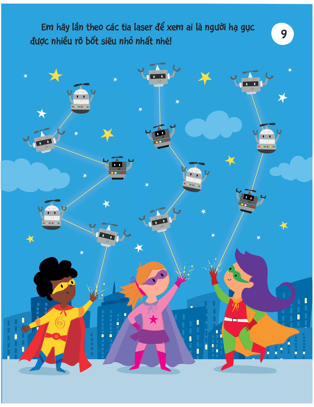 90++ trò chơi phát triển chỉ số iq cho bé - các siêu anh hùng - Ảnh 8