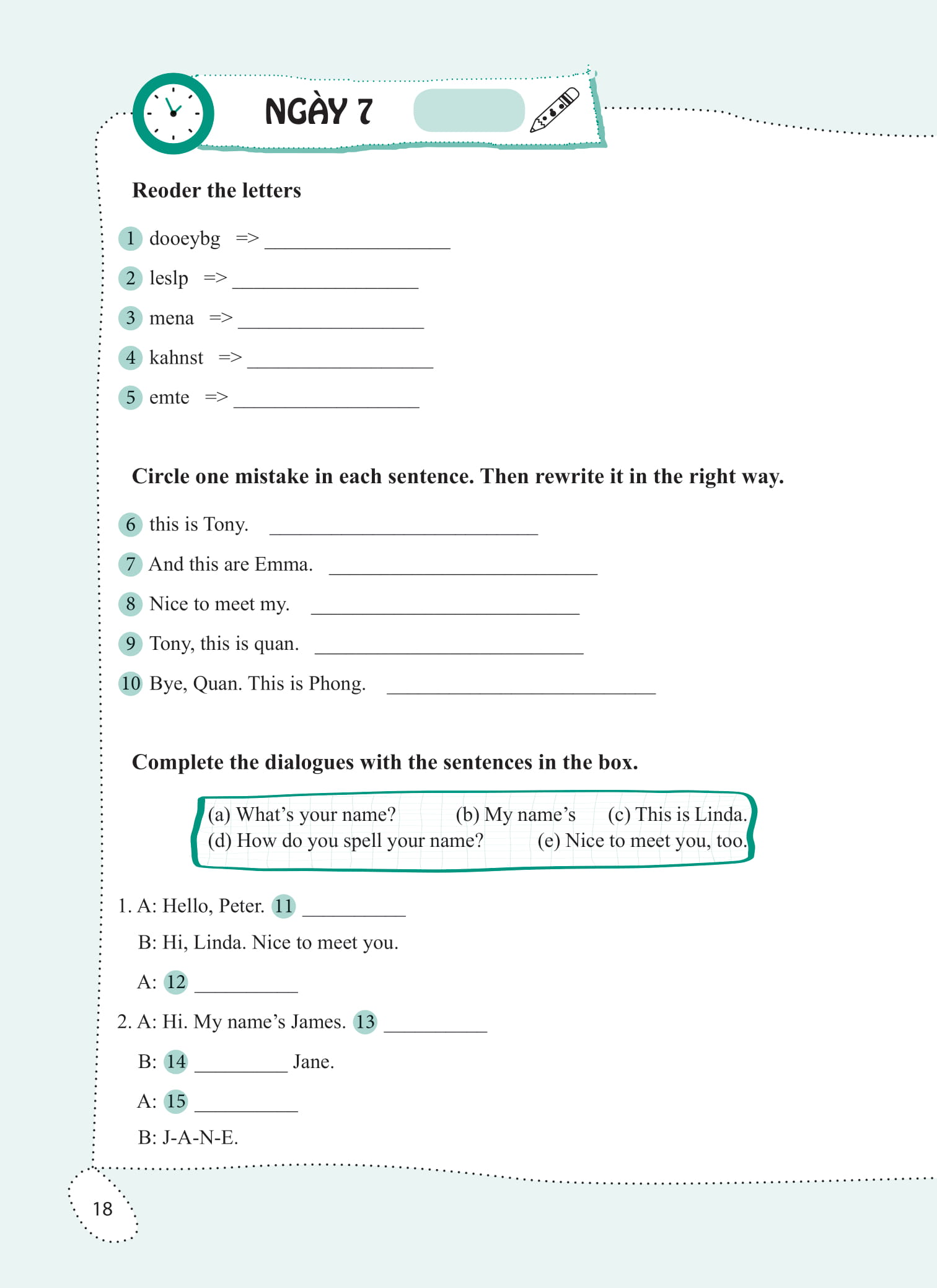 99 ngày em giỏi tiếng anh 3 - Ảnh 19