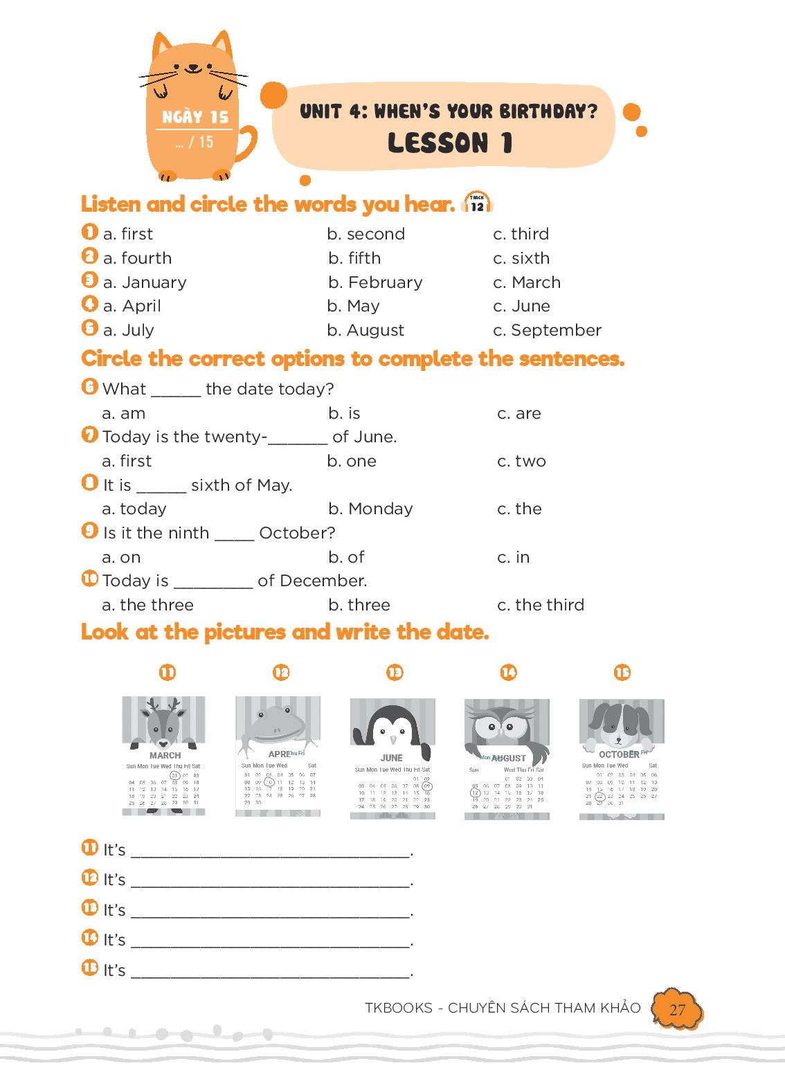 99 ngày em giỏi tiếng anh lớp 4 - Ảnh 14