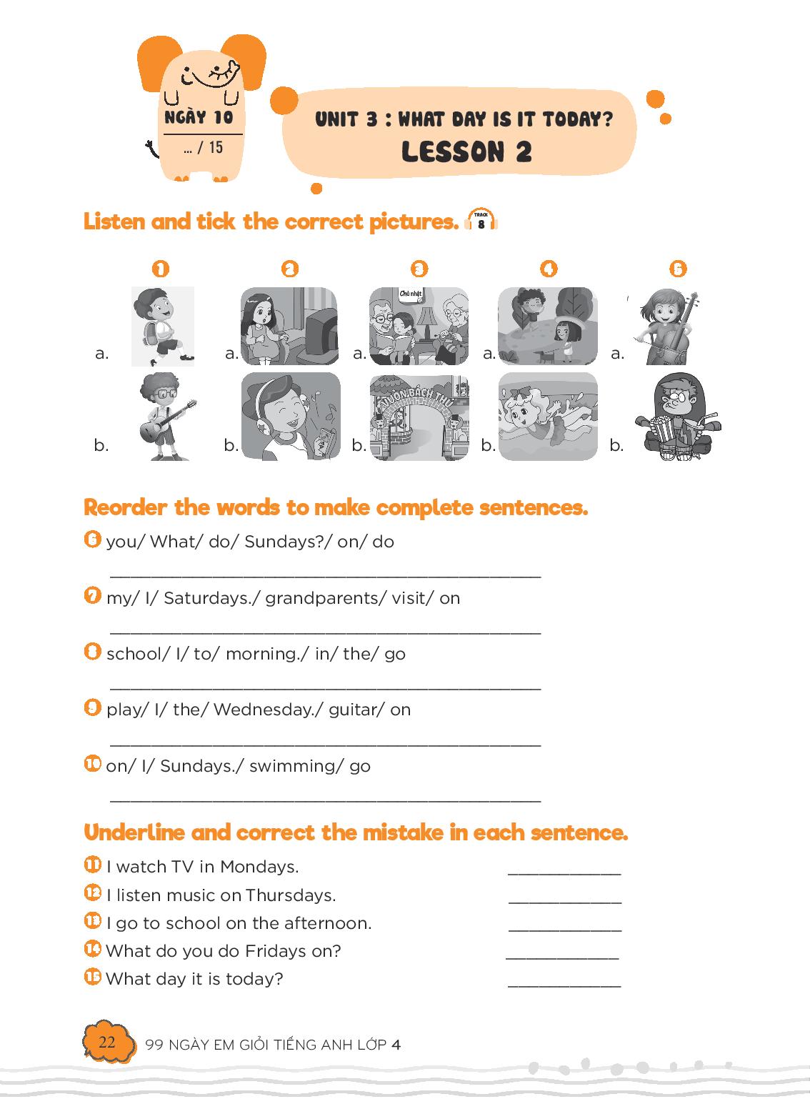 99 ngày em giỏi tiếng anh lớp 4 - Ảnh 9