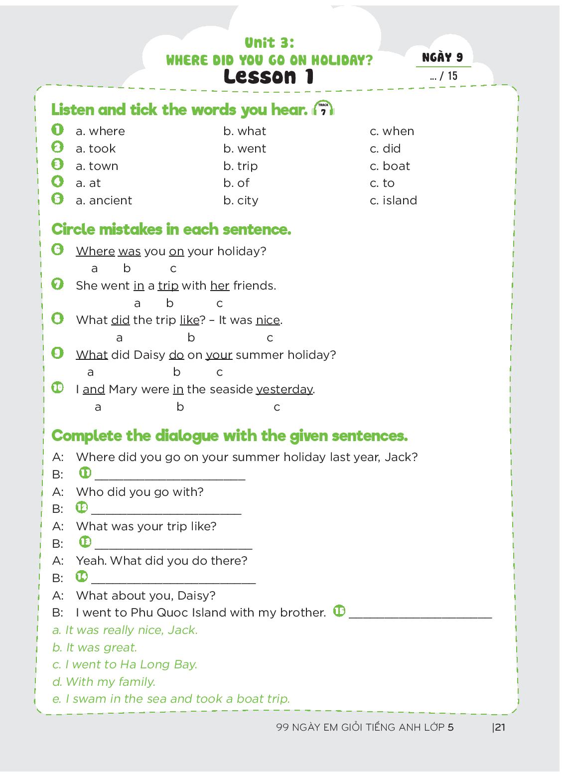 99 ngày em giỏi tiếng anh - lớp 5 - Ảnh 10