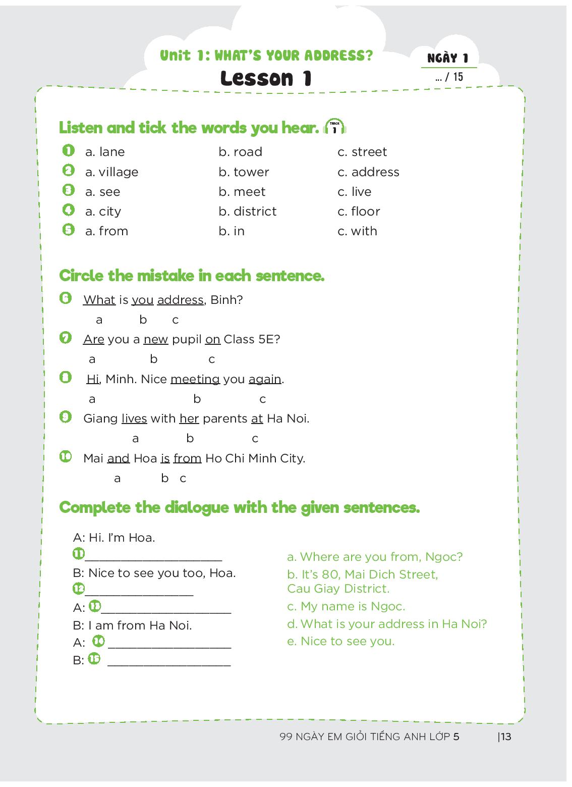 99 ngày em giỏi tiếng anh - lớp 5 - Ảnh 2