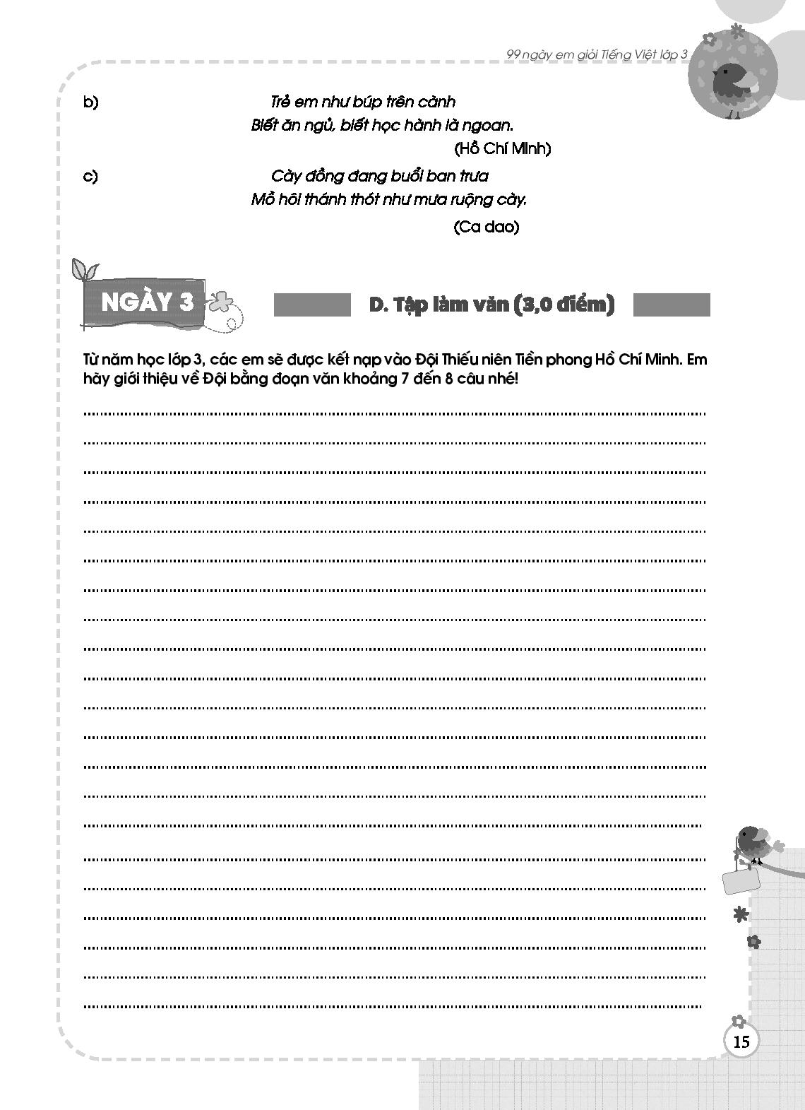 99 ngày em giỏi tiếng việt - lớp 3 - Ảnh 4