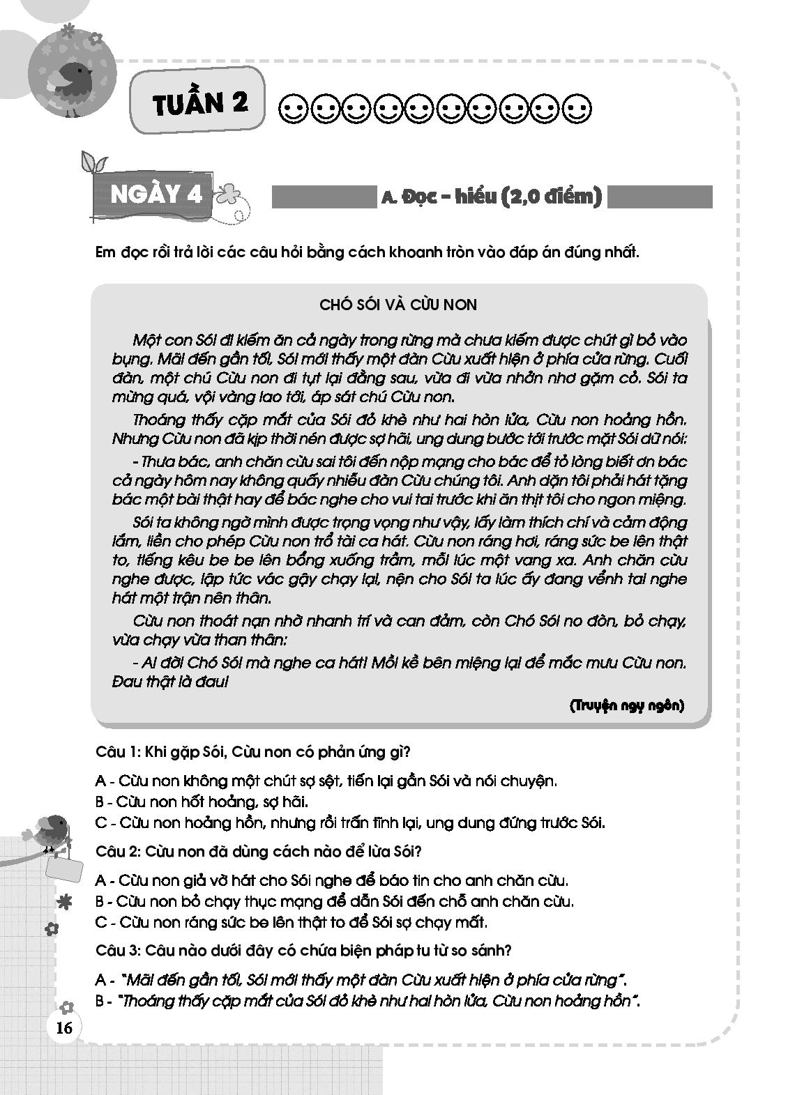 99 ngày em giỏi tiếng việt - lớp 3 - Ảnh 5