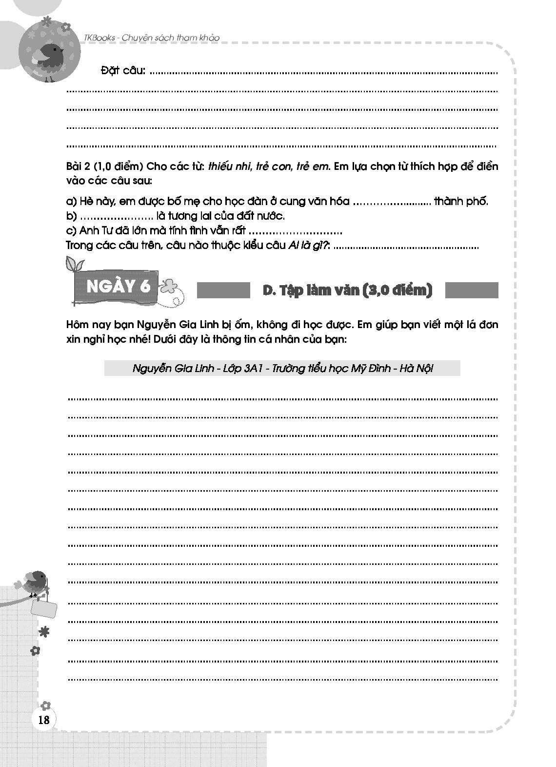 99 ngày em giỏi tiếng việt - lớp 3 - Ảnh 7