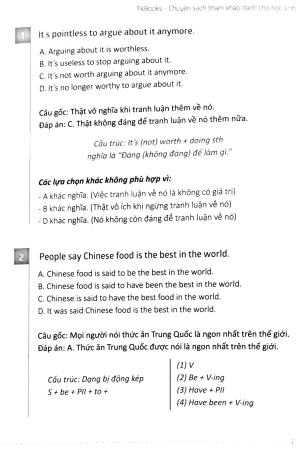 999 câu hỏi viết trắc nghiệm tiếng anh (dành cho ôn thi thpt quốc gia) - Ảnh 4