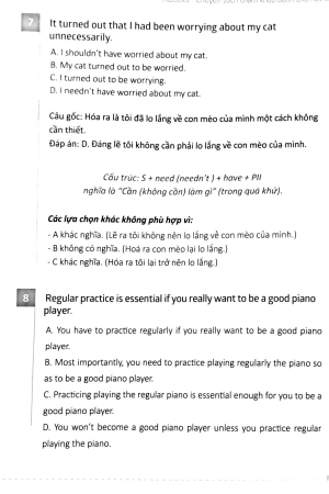 999 câu hỏi viết trắc nghiệm tiếng anh (dành cho ôn thi thpt quốc gia) - Ảnh 8