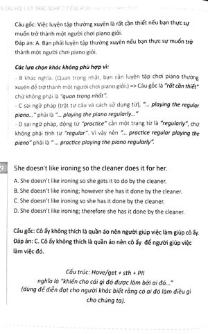 999 câu hỏi viết trắc nghiệm tiếng anh (dành cho ôn thi thpt quốc gia) - Ảnh 9
