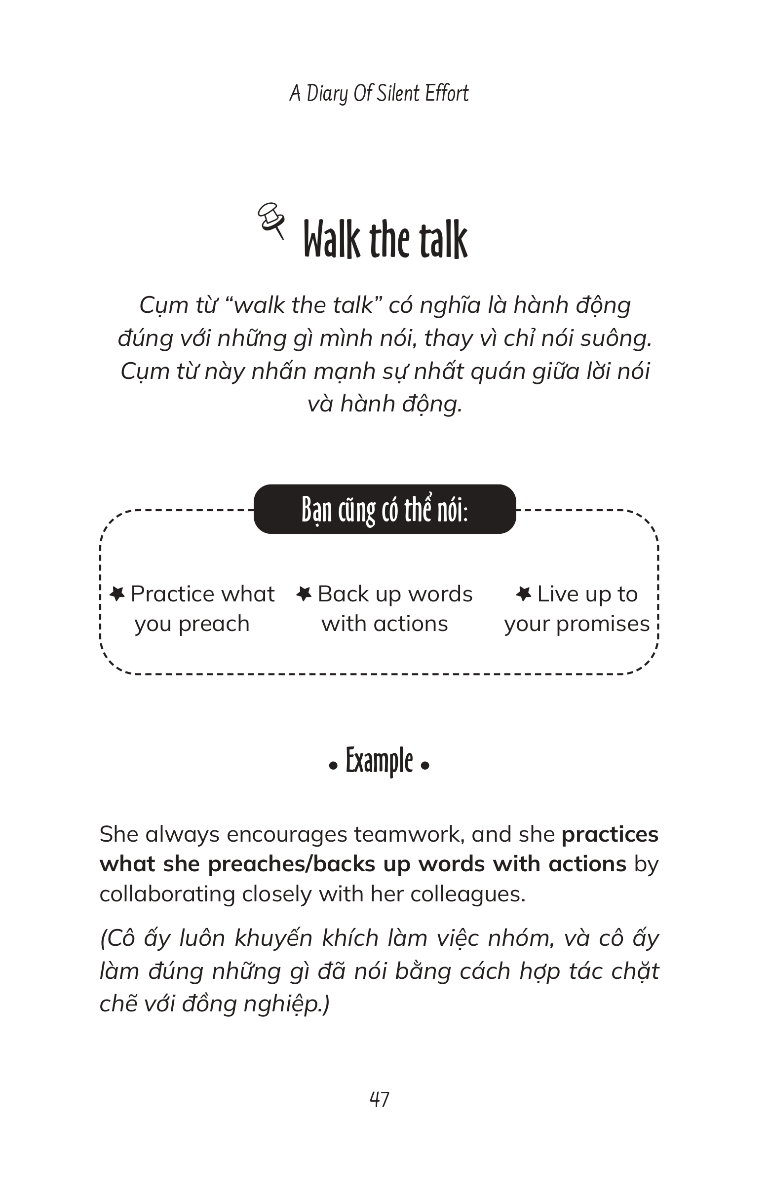 A Diary Of Silent Effort - Tôi Thích Dáng Vẻ Nỗ Lực Của Chính Mình - Song Ngữ Việt-Anh - Ảnh 13