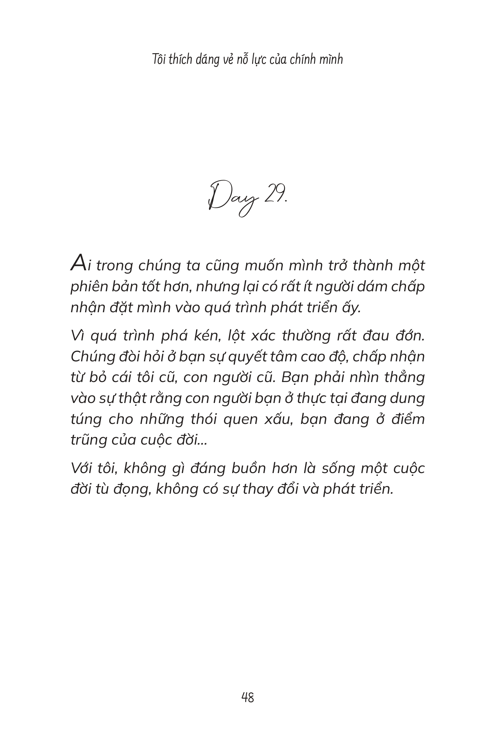A Diary Of Silent Effort - Tôi Thích Dáng Vẻ Nỗ Lực Của Chính Mình - Song Ngữ Việt-Anh - Ảnh 14