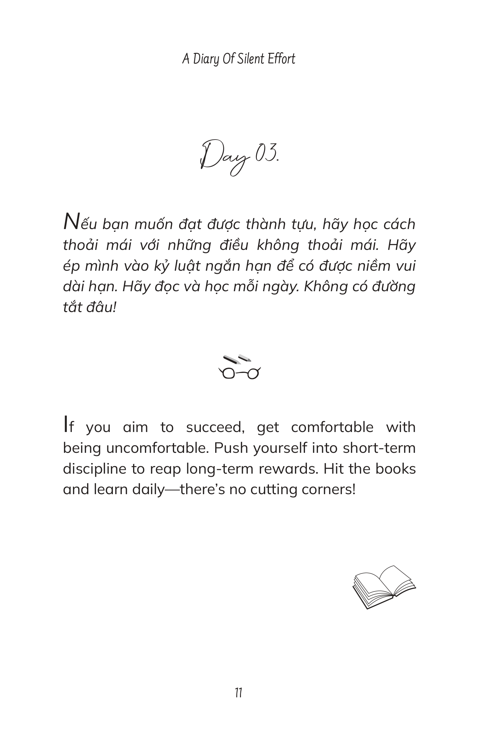 A Diary Of Silent Effort - Tôi Thích Dáng Vẻ Nỗ Lực Của Chính Mình - Song Ngữ Việt-Anh - Ảnh 4
