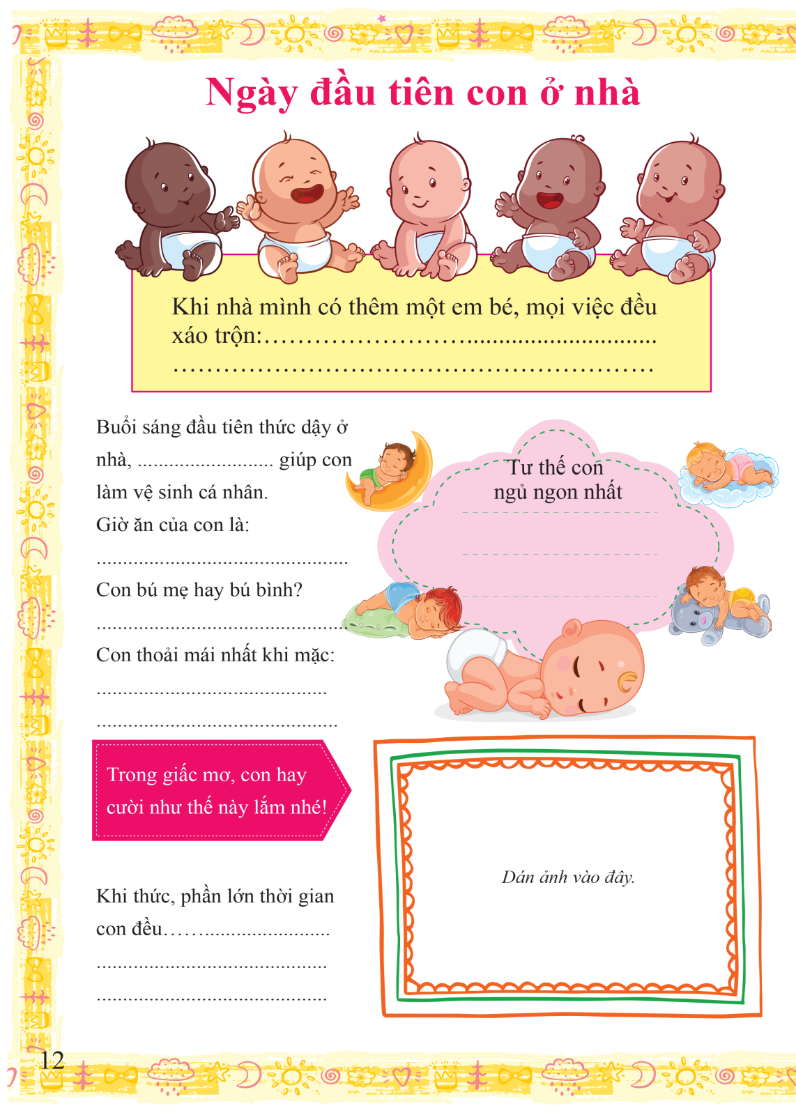 a first five-year diary - nhật ký 5 năm đầu đời của bé - bìa cứng (tái bản 2024) - Ảnh 12