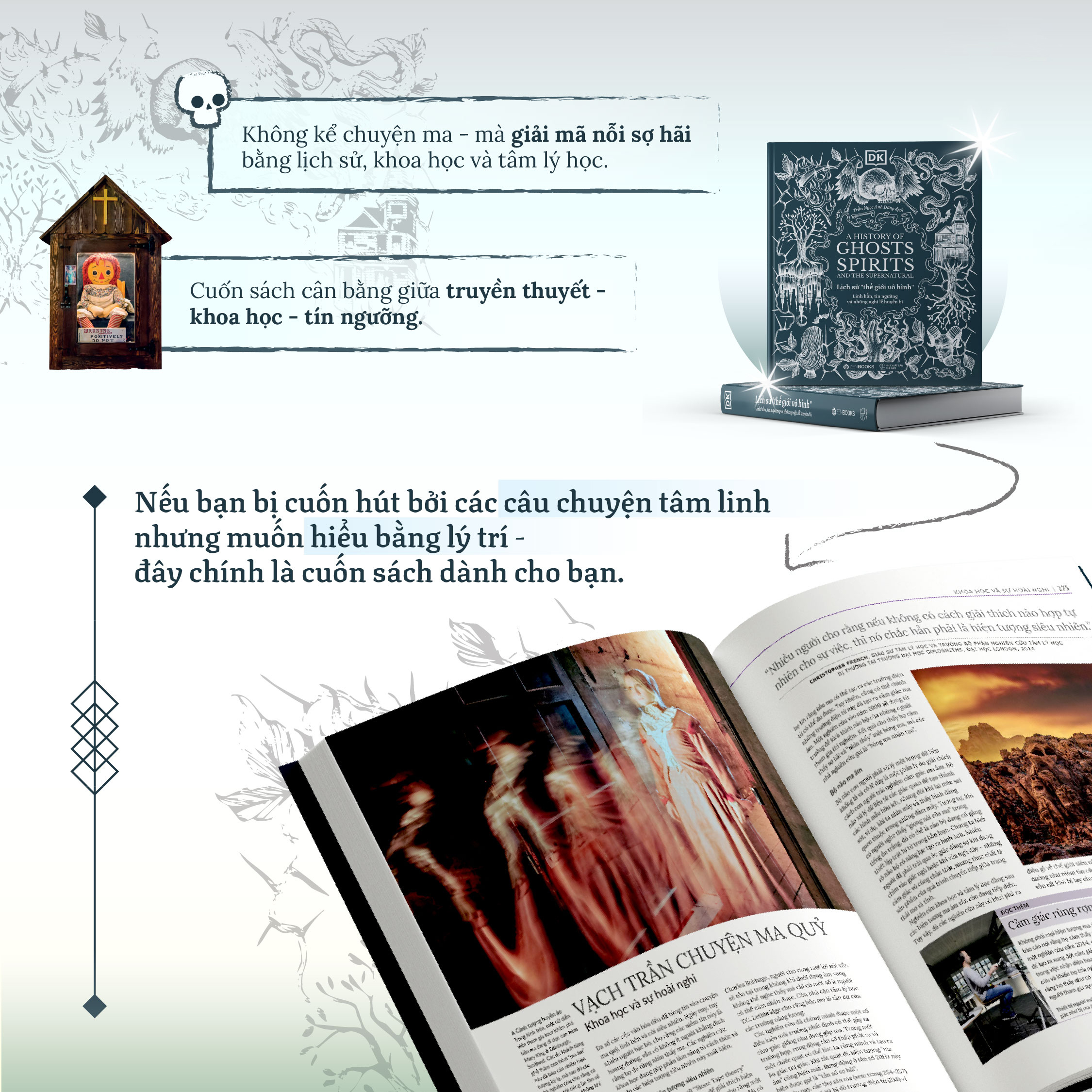 A History of Ghosts, Spirits and the Supernatural - Lịch Sử Thế Giới Vô Hình - Linh Hồn, Tín Ngưỡng Và Những Nghi Lễ Huyền Bí - Bìa Cứng - Ảnh 7