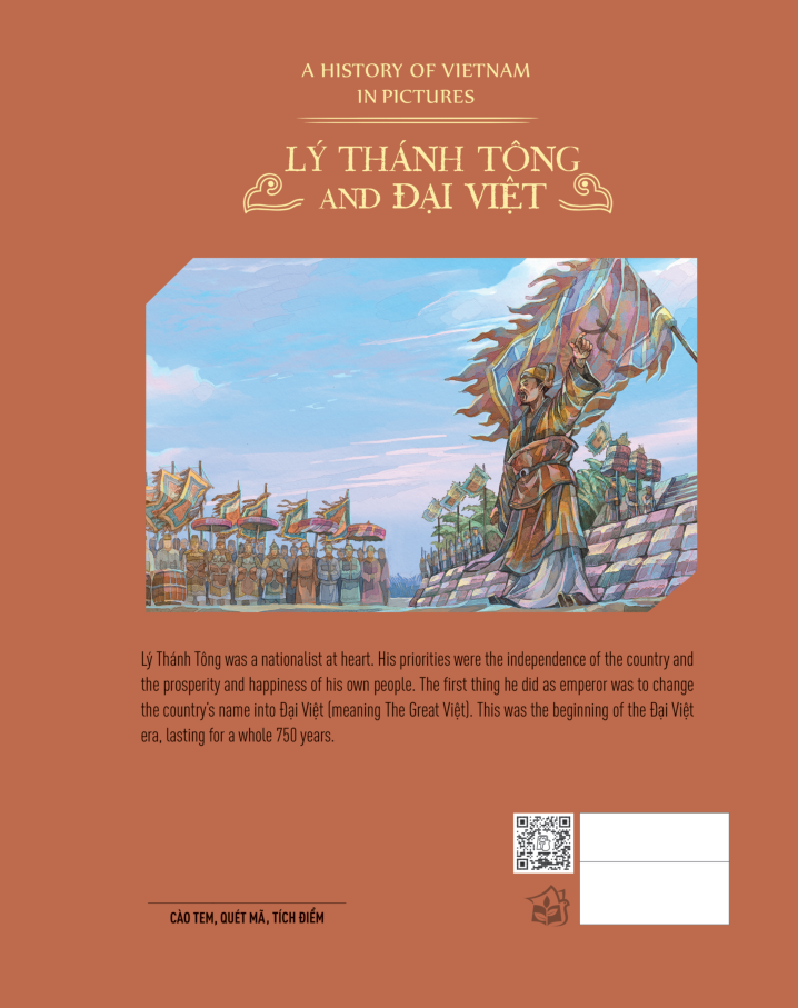 a history of vietnam in pictures (in colour) - lý thánh tông and đại việt - bìa cứng - Ảnh 11