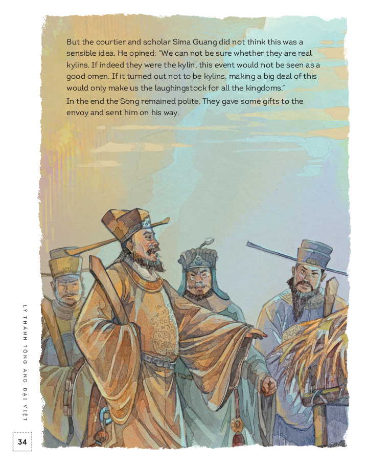 a history of vietnam in pictures (in colour) - lý thánh tông and đại việt - bìa cứng - Ảnh 7