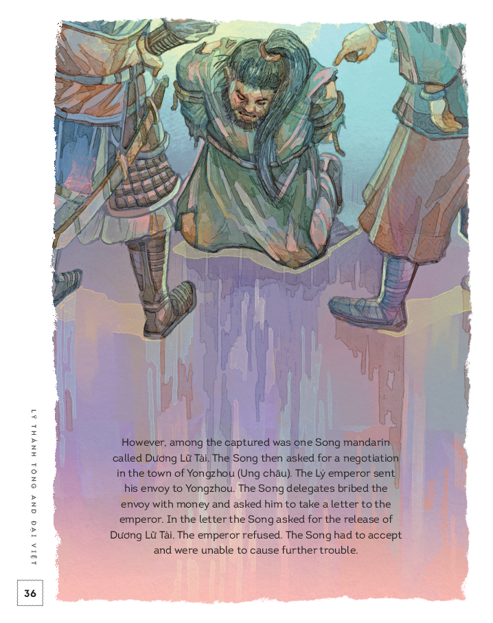 a history of vietnam in pictures (in colour) - lý thánh tông and đại việt - bìa cứng - Ảnh 9