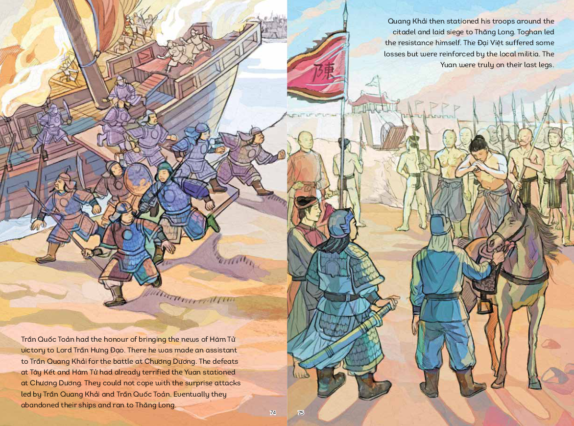a history of vietnam in pictures (in colour) - the second victory against the mongols - Ảnh 3