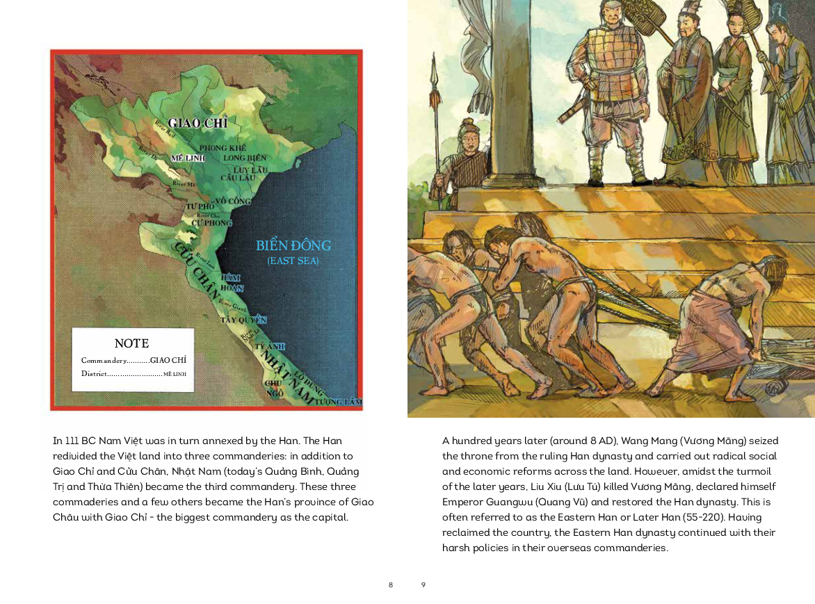 a history of vietnam in pictures (in colour) - the trưng sisters - Ảnh 4