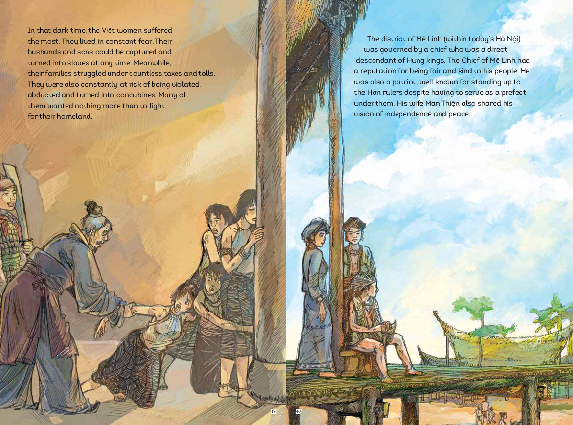 a history of vietnam in pictures (in colour) - the trưng sisters - Ảnh 8