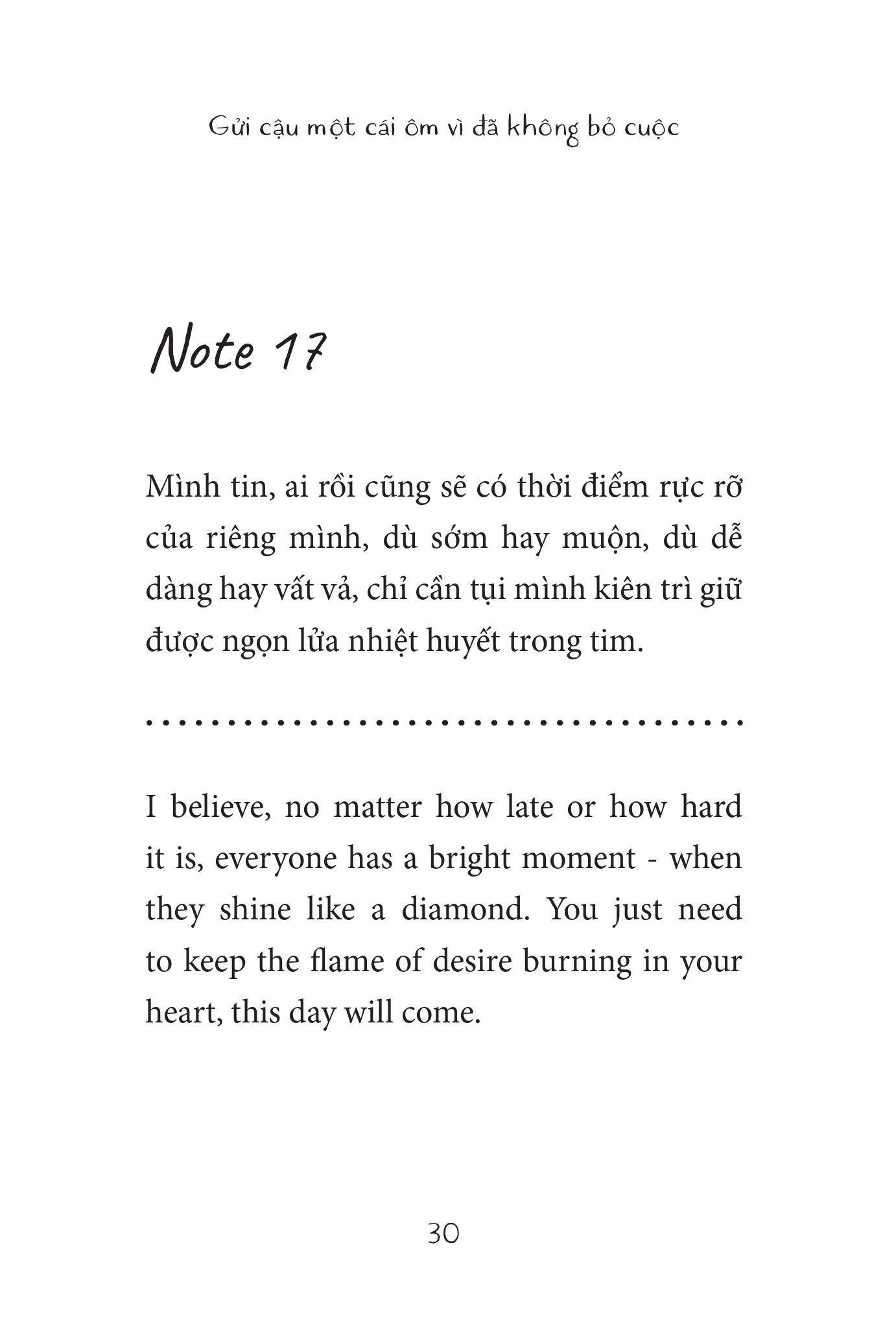 a hug for not giving up - gửi cậu một cái ôm vì đã không bỏ cuộc - song ngữ anh-việt - Ảnh 4