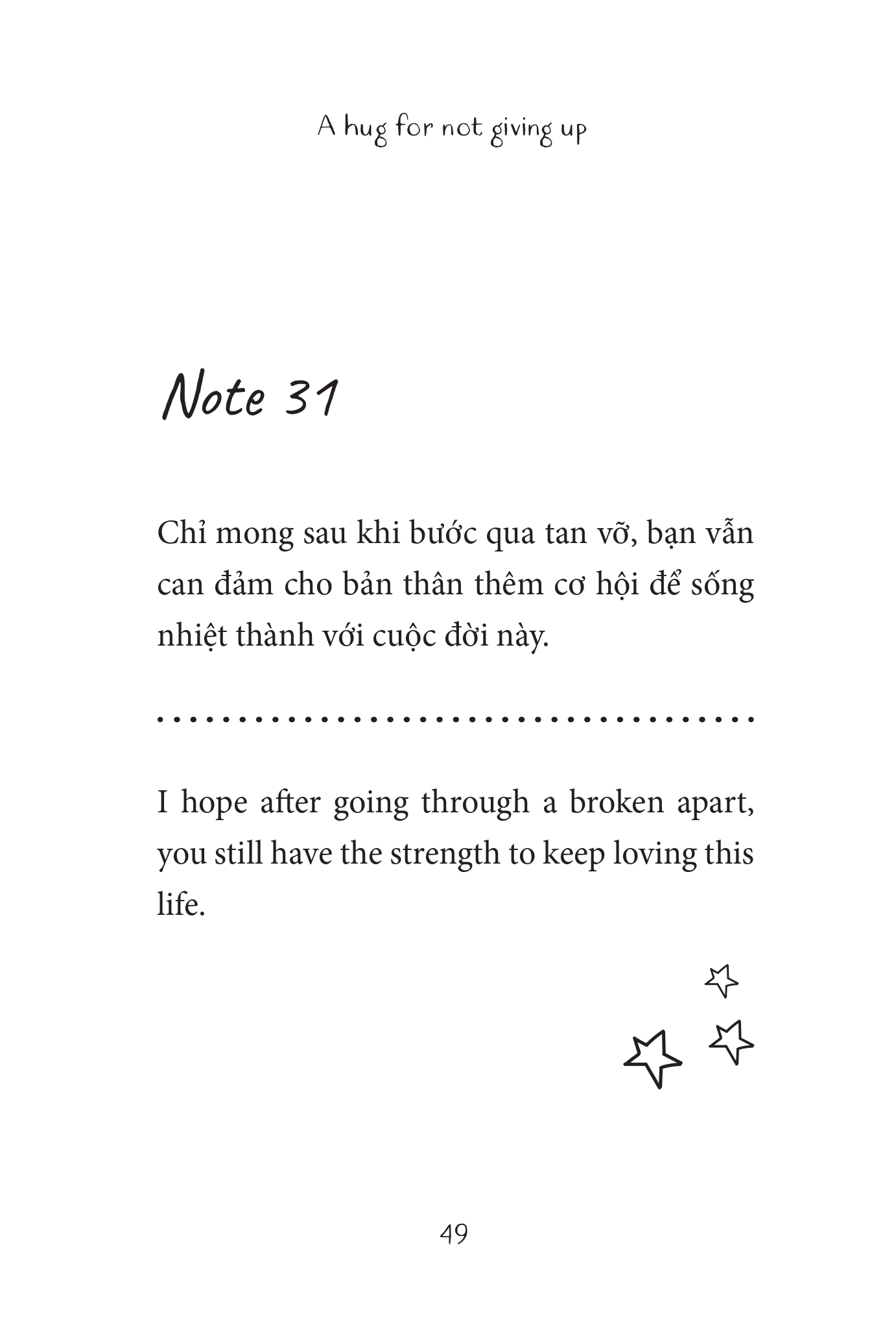 a hug for not giving up - gửi cậu một cái ôm vì đã không bỏ cuộc - song ngữ anh-việt - Ảnh 5