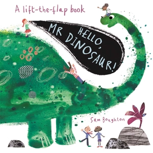 a lift the flat book - hello, mr dinosaur! - Ảnh 2