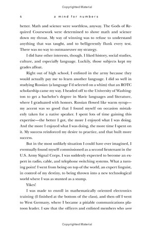 a mind for numbers: how to excel at math and science (even if you flunked algebra) - Ảnh 10