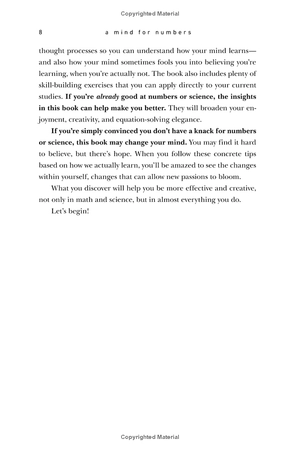 a mind for numbers: how to excel at math and science (even if you flunked algebra) - Ảnh 14