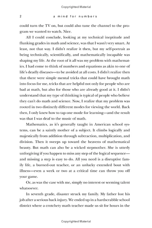 a mind for numbers: how to excel at math and science (even if you flunked algebra) - Ảnh 8