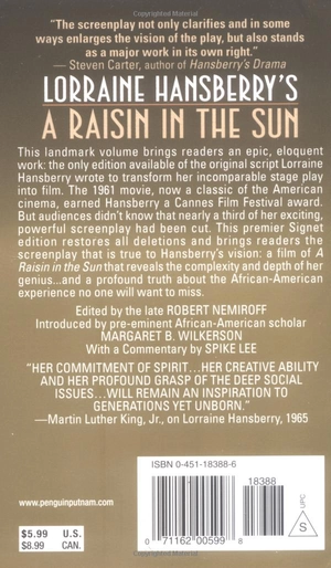 a raisin in the sun: the unfilmed original screenplay (plume) - Ảnh 15