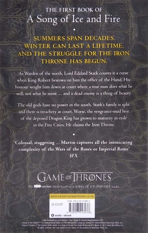 a song of ice and fire 1: a game of thrones (sky atlantic tv series from hbo) (paperback) - Ảnh 6