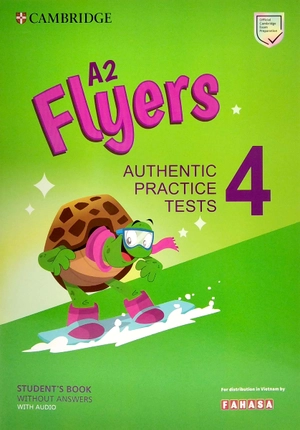 a2 flyers 4 authentic practice tests: student's book without answers with audio - fahasa reprint edition - Ảnh 2