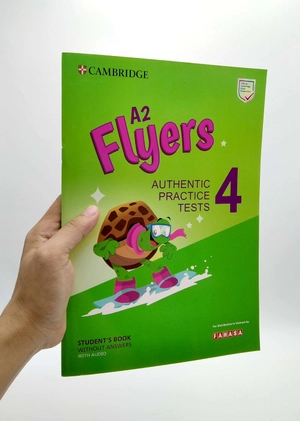 a2 flyers 4 authentic practice tests: student's book without answers with audio - fahasa reprint edition - Ảnh 7