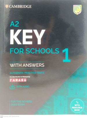 a2 key for schools 1 for the revised 2020 exam student's book with answers with audio with resource bank: authentic practice tests (ket practice tests) - Ảnh 2