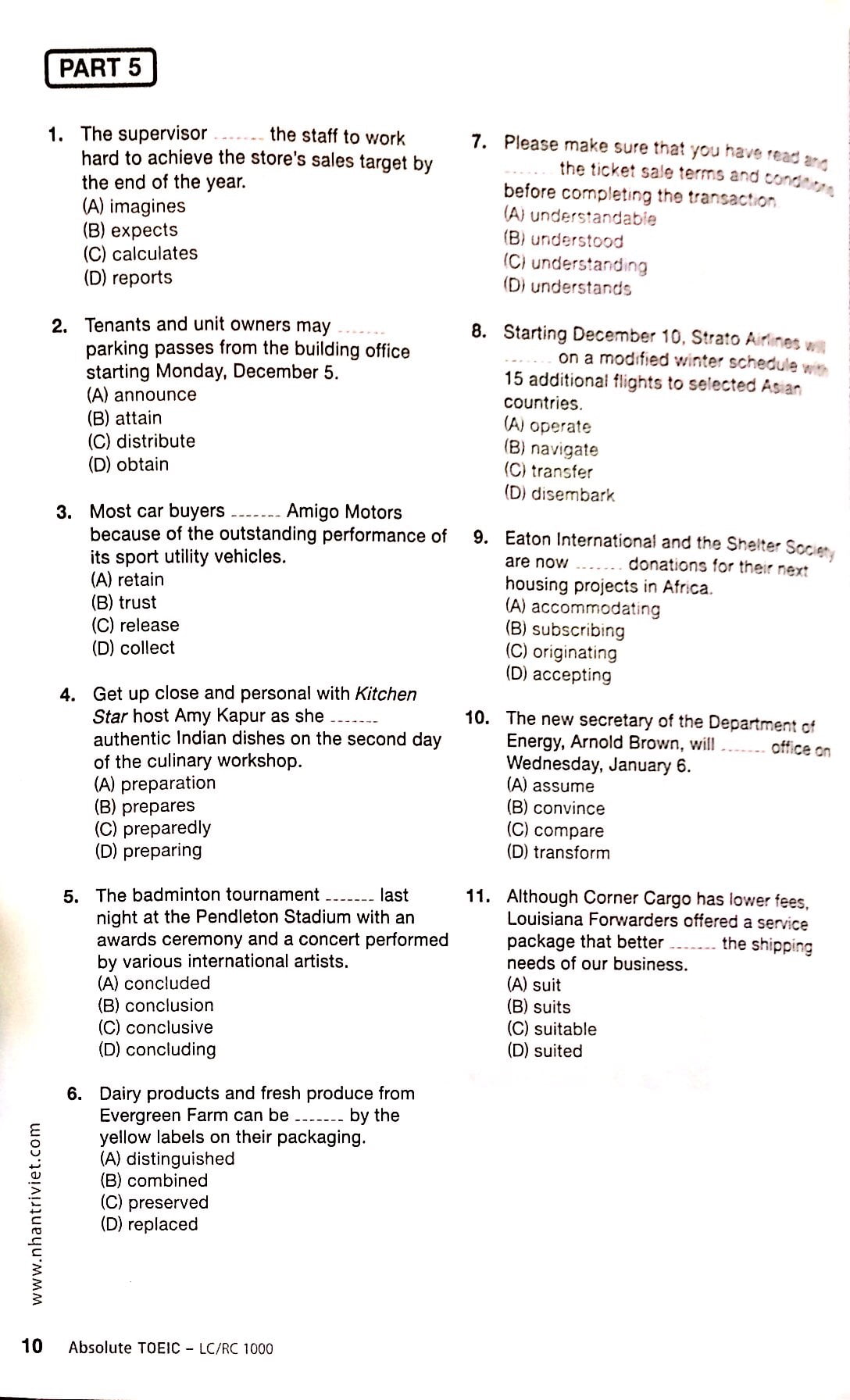 absolute toeic lc/rc 1000 (kèm cd) - Ảnh 5