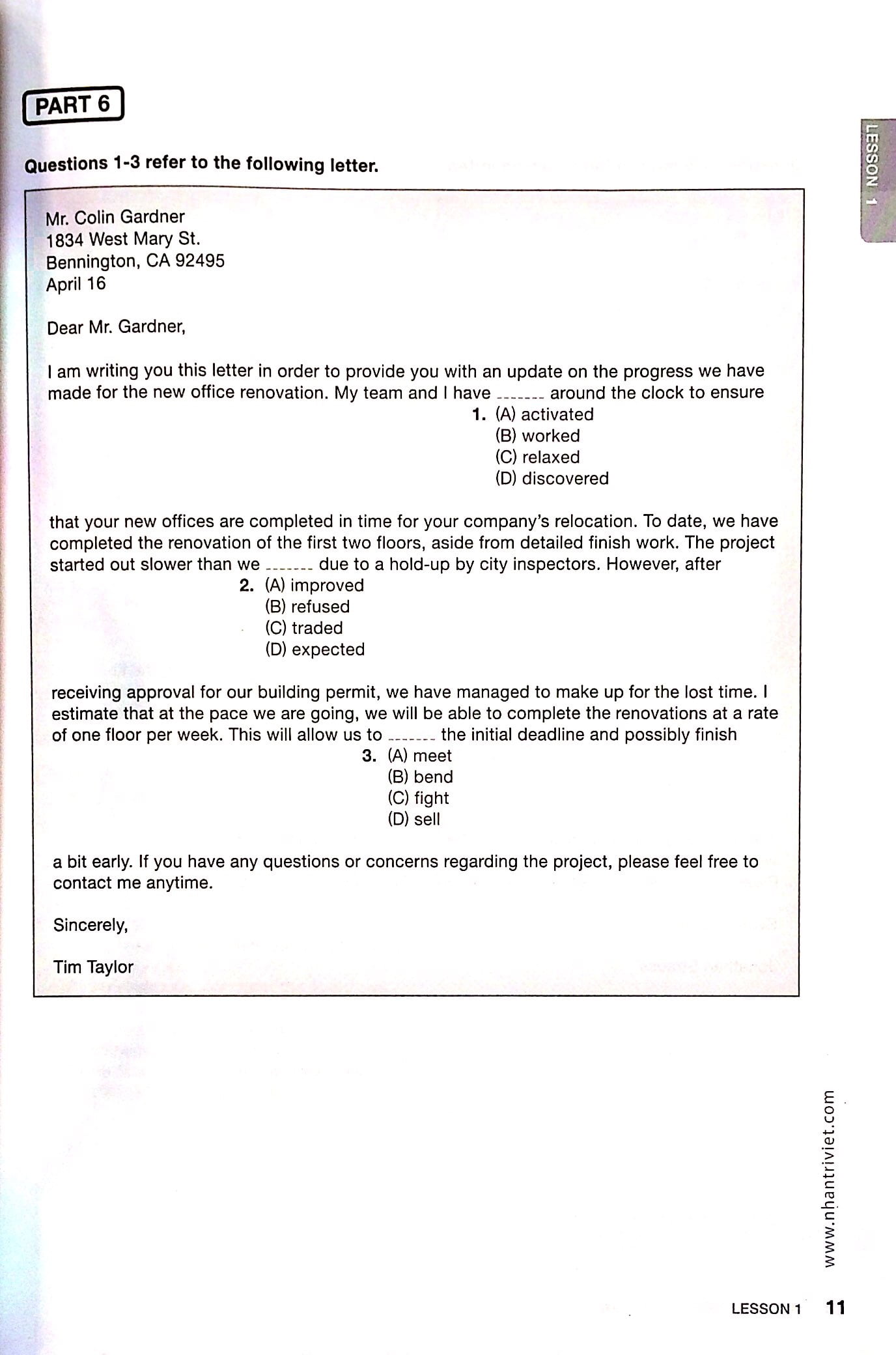 absolute toeic lc/rc 1000 (kèm cd) - Ảnh 6