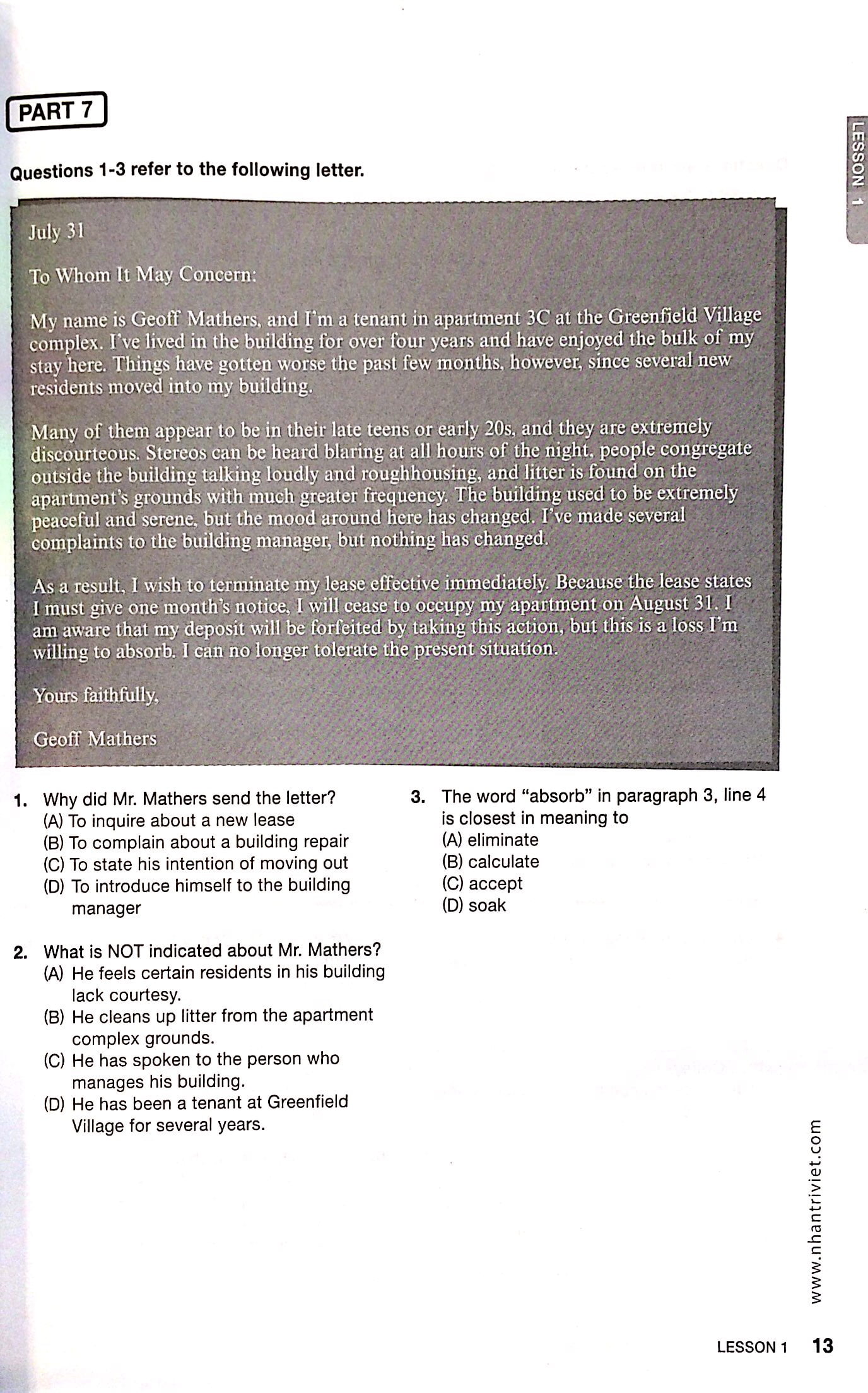 absolute toeic lc/rc 1000 (kèm cd) - Ảnh 8