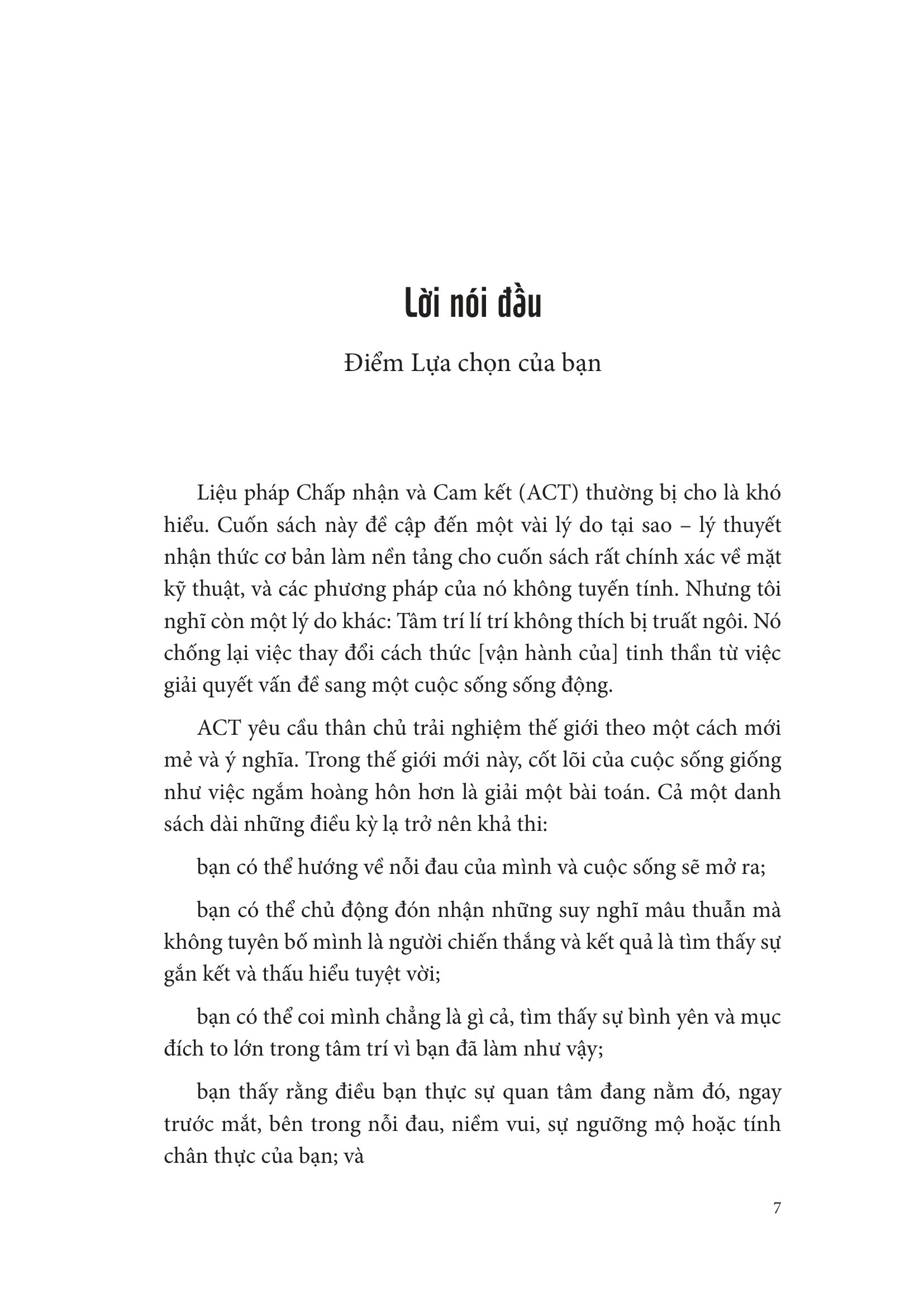 ACT - Liệu Pháp Chấp Nhận Và Cam Kết - Ảnh 5