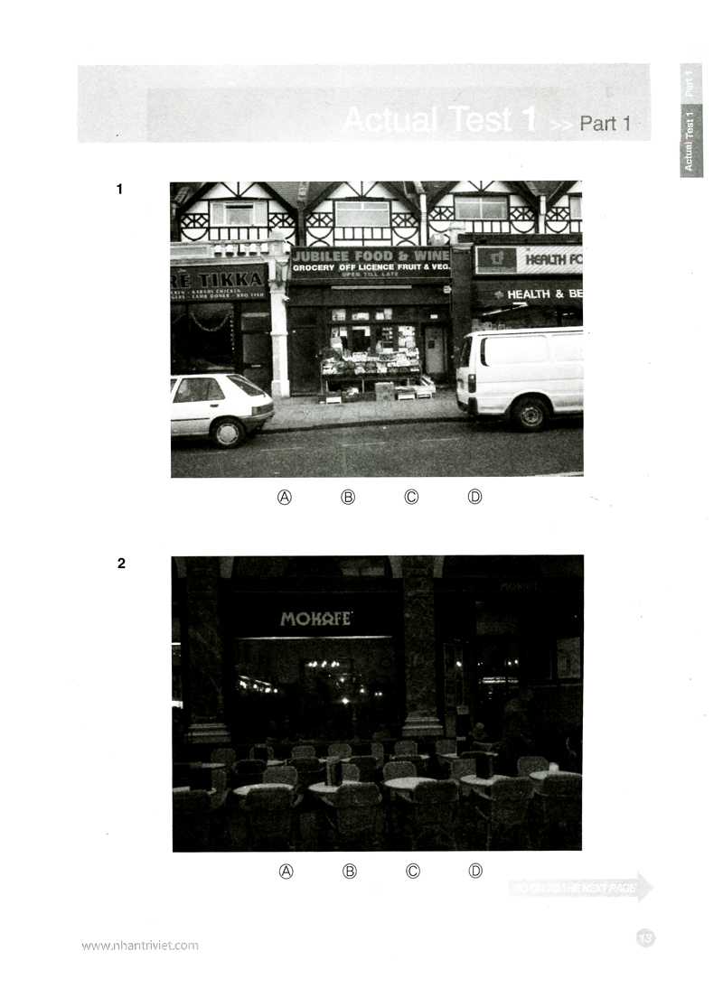 actual tests part 1,2 (kèm cd) - Ảnh 3