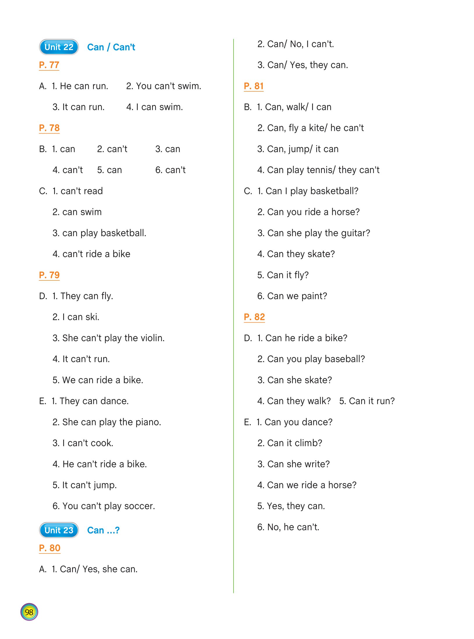 aha grammar bài tập bổ trợ toàn diện ngữ pháp tiếng anh lớp 3 (theo chủ đề) - Ảnh 10