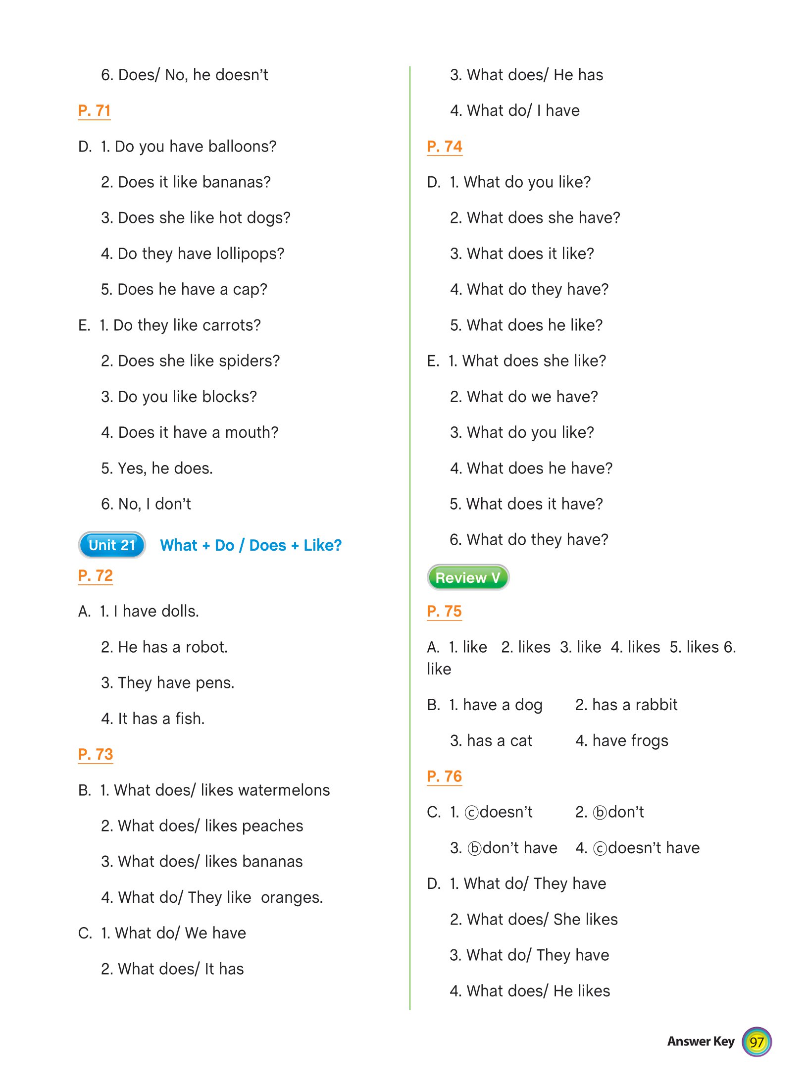 aha grammar bài tập bổ trợ toàn diện ngữ pháp tiếng anh lớp 3 (theo chủ đề) - Ảnh 9