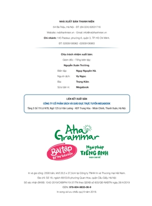 aha grammar - bài tập bổ trợ toàn diện ngữ pháp tiếng anh lớp 5 theo chủ đề - Ảnh 12